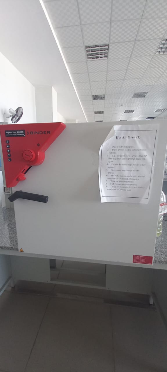 Hot air oven